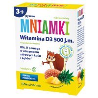 MNIAMKI Witamina D 500 IU pas.dossania 60