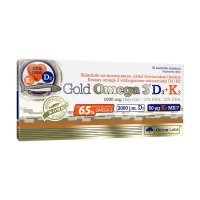 OLIMP Gold Omega 3 D3+K2 kaps. 30 kaps.