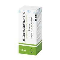 Xylometazolin WZF 0.1%, krople do nosa 10 ml