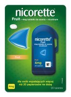 Nicorette Fruit tabl.dossania 4mg 20tabl.