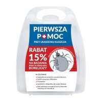 Pierwsza Pomoc przy ukąszeniu kleszcza Con