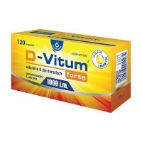 D-Vitum forte 1000 j.m. x 120 kaps.