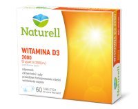 NATURELL Witamina D3 2000 tabl.dossania 60