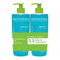 BIODERMA SEBIUM GEL MOUSSANT Zestaw Antyba