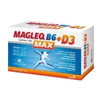 Magleq B6 Max +D3 tabl. 45 tabl.