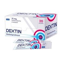 Dextin roztw.doust. 0,025 g 20 sasz.a 10ml