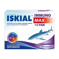 Iskial immuno max + cynk kaps. 120 kaps