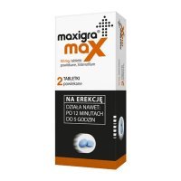 Maxigra Max tabl.powl. 0,05 g 2 tabl.