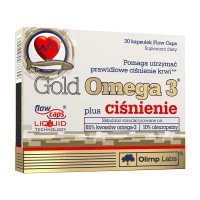 OLIMP Gold Omega 3 plus ciśnienie kaps. 30