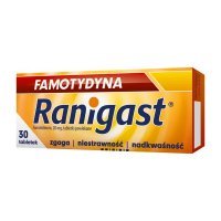 Famotydyna Ranigast tabl.powl. 0,02g 30tab