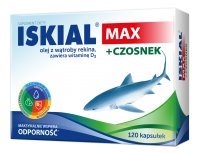 Iskial Max + Czosnek Olej z wątroby rekina