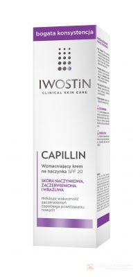 IWOSTIN CAPILLIN Krem wzmac.n/naczynka SPF