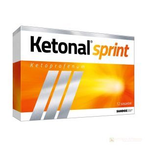 Ketonal Sprint gran.do.roztw. 0,025 12sasz