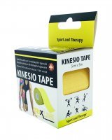 KINESIO TAPE TRIXLINE kolor żółty 5 cm x 5