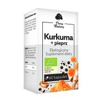 Kurkuma + Pieprz Ekolog. supl.diet 60 kaps