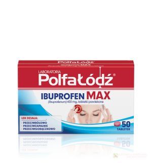 LP ŁÓDŹ IBUPROFEN MAX 50 tabl