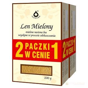 Len mielony 200 g + 200 g