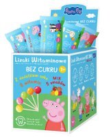 Lizaki witaminowe bez cukru Peppa Pig mix 1 szt