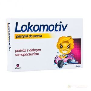 Lokomotiv, pastylki do ssania x 6 szt.