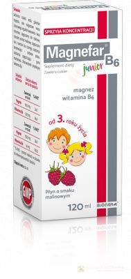 Magnefar B6 Junior, syrop 120 ml