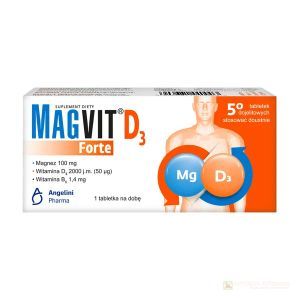 Magvit Forte D3 tabl.dojelit. 50 tabl.