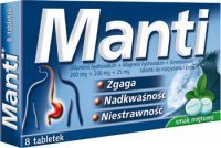 Manti, tabletki o smaku miętowym x 8 tab.