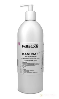 Manusan 4%, płyn do dezyfekcji z pompką 500 ml