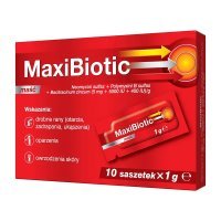 Maxibiotic, maść x 10 sasz.