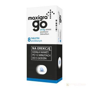 Maxigra Go tabl.powl. 0,025 g 8 tabl.