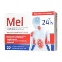 Mel tabl.uleg.rozp.wj.ustnej 7,5mg 30tabl.