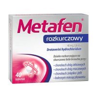 Metafen rozkurczowy tabl. 0,04 g 40 tabl.