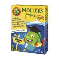 Mollers Omega-3 Rybki jabłkowe 36 szt.