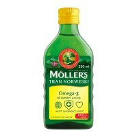 Moller's Tran Norweski cytrynowy 250ml