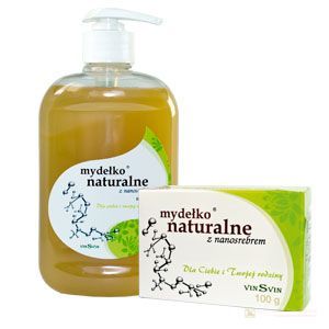 Mydełko naturalne z nanosr. w płyn. 500 ml