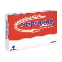 Naproxen 200 mg, Aflofarm x 10 tab.
