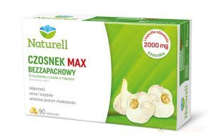 Naturell Czosnek MAX Bezzapachowy kaps. 90