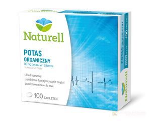 NATURELL Potas organiczny tabl. 100tabl.