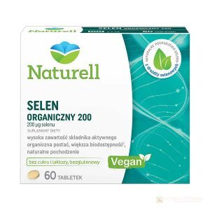 NATURELL Selen Organiczny 200 tabl. 60tabl