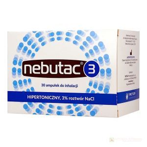 Nebutac 3 roztw.do inhal. 3 % 30 amp.a 4ml