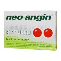 Neo-Angin bez cukru x 24 past.