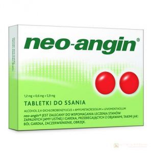 Neo-Angin z cukrem x 36 past.