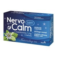 NervoCalm Sen z melatoniną 1mg i melisą ta