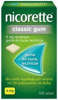 Nicorette Classic Gum 4 mg x 105 szt