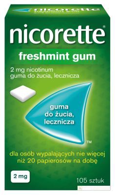 Nicorette Freshmint Gum 2mg 105szt.