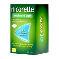 Nicorette Freshmint Gum 4 mg x 105 szt.