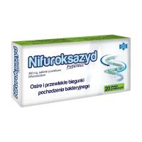 Nifuroksazyd Polfarmex tabl.powl. 0,2g 20t