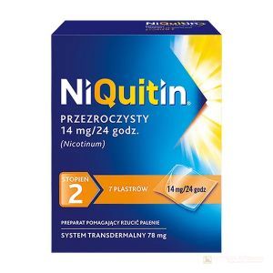 Niquitin przezroczysty 14MG/24H    7plast