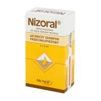 Nizoral, szampon leczniczy 6 ml x 6 sasz.