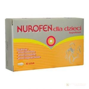 Nurofen 125 mg x 10 czop.