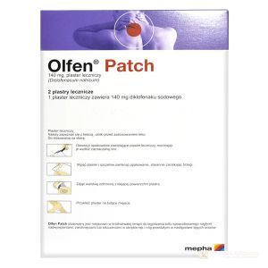 Olfen Patch, plastry lecznicze x 2 plast.